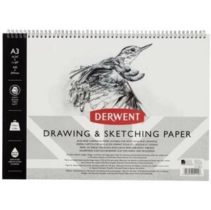 Vázlattömb DERWENT Drawing & Sketching Paper A3 / 30 lap / 165g/m2