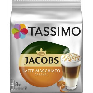 Kávékapszula TASSIMO Jacobs Latte Macchiato Caramel 8 adag