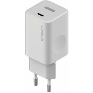 Töltő adapter Eloop Orsen GaN 65W Charger USB-C White
