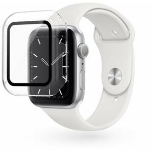 Okosóra tok Epico Apple Watch 7 (41mm) edzett üveg tok - átlátszó