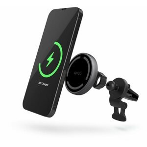 MagSafe mobiltelefon tartó Epico 15W vezeték nélküli MagSafe autós töltőpad adapterrel