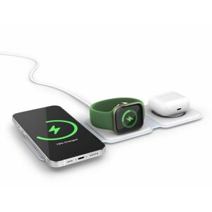 Vezeték nélküli töltő Spello by Epico 3in1 iPhone, Apple Watch, AirPods vezeték nélküli töltő, összecsukható