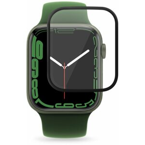 Üvegfólia Epico Flexiglass Apple Watch 7 3D+ üvegfólia - 45mm + applikátor