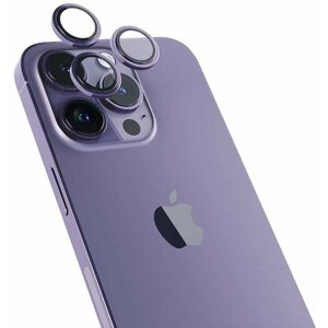 Üvegfólia Epico iPhone 14 Pro / 14 Pro Max kamera védő fólia - mélylila, alumínium