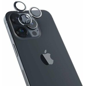 Üvegfólia Epico iPhone 14 Pro / 14 Pro Max kamera védő fólia - asztrofekete, alumínium