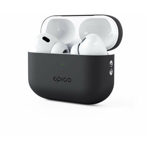 Fülhallgató tok Epico Airpods Pro 2 fekete szilikon tok