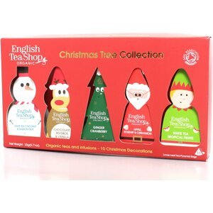Tea English Tea Shop Ajándékszett Karácsonyi figurák karácsonyfára 20 g, 10 db, bio ETS10