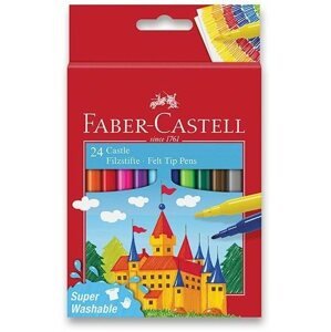 Filctoll Faber-Castell Castle kerek, 24 színű