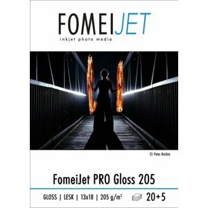 Fotópapír FOMEI PRO Gloss 205 13 x 18 - 20 db + 5 db ingyen