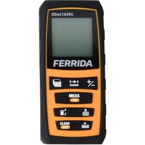 Lézeres távolságmérő FERRIDA 50 m lézeres távolságmérő
