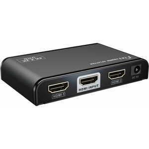 Elosztó PremiumCord HDMI 2.0 Splitter 1-2 port
