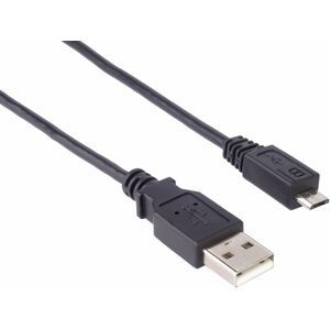 Adatkábel PremiumCord USB-A 2.0 to micro USB-B - 2m, fekete