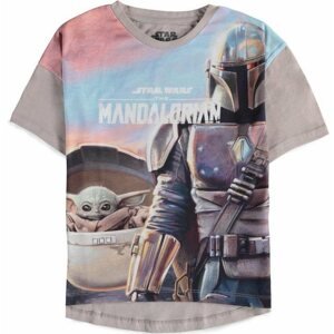 Póló Star Wars - The Mandalorian - The Child Characters - gyerek póló