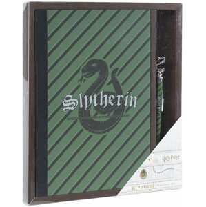 Jegyzetfüzet Harry Potter - Slytherin - jegyzetfüzet tollal