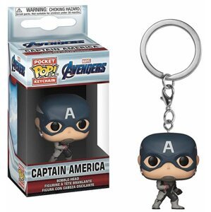 Kulcstartó Marvel Endgame - Captain America - Pocket POP!