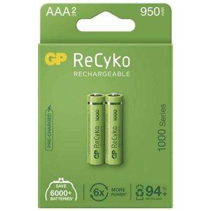 Tölthető elem GP ReCyko 1000 AAA (HR03) újratölthető elem, 2 db
