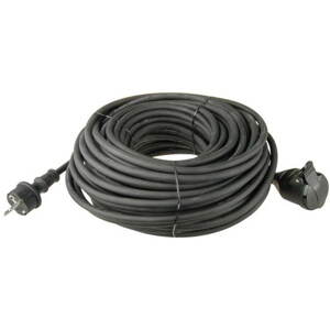 Hosszabbító kábel Emos hosszabbító kábel 30m 3x1.5mm, fekete gumi