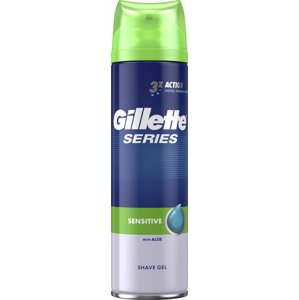 Borotvagél GILLETTE Series Sensitive Aloe 200 ml