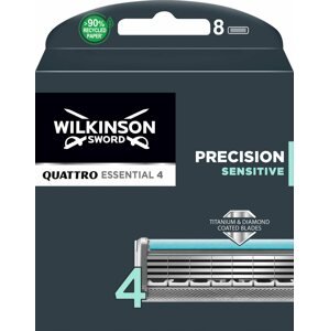 Férfi borotvabetét WILKINSON Quattro Essential Precision Sensitive borotvabetét 8 db