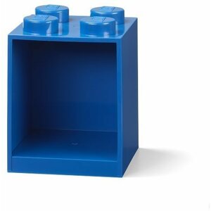 Polc LEGO Brick 4 függő polc - kék