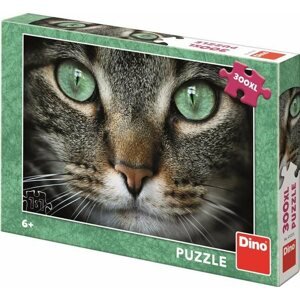 Puzzle Zöld szemű macska 300 XL puzzle Új