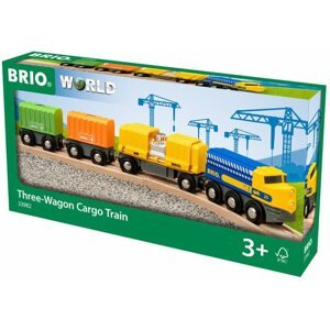 Vonat Brio World 33982 tehervonat három kocsival