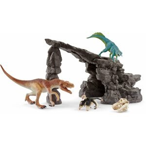 Figura Schleich 41461 barlang dinoszauruszokkal
