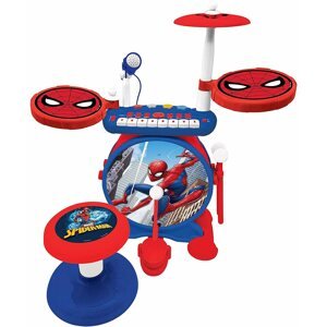 Játék dob Lexibook Spider man elektromos dob székkel
