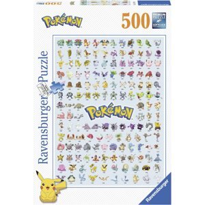 Puzzle Ravensburger 147816 Az első 151 Pokémon 500 darab