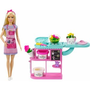 Játékbaba Barbie Virágüzlet