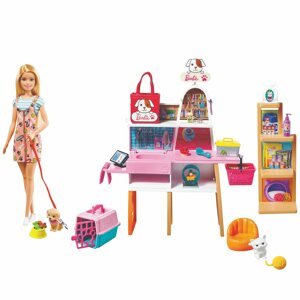 Játékbaba Barbie Állatszépségszalon