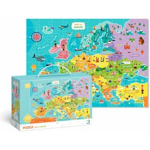Puzzle Puzzle Európa térkép -100 darab
