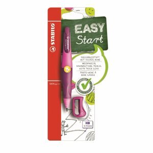 Grafit ceruza Stabilo EASYergo 3,15 L rózsaszín / lila + hegyező
