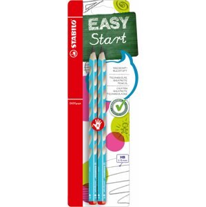 Grafit ceruza Stabilo EASYgraph R HB kék, 2 db buborékfólia