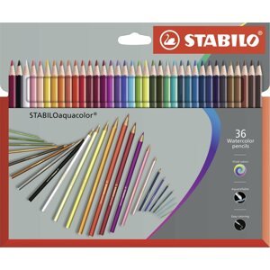 Színes ceruza STABILOaquacolor 36 db karton tok Premium