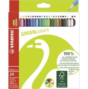 Színes ceruza STABILO GREENcolors 24 db tok