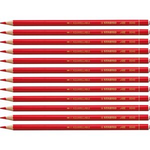 Ceruza STABILO All színes ceruza, piros, 12 db