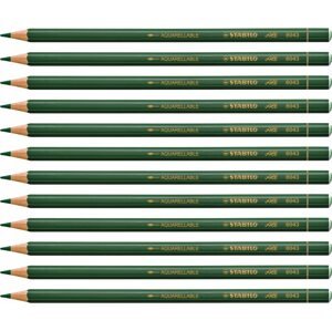 Ceruza STABILO All színes ceruza, zöld, 12 db