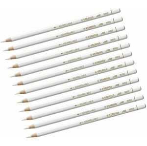 Ceruza STABILO All színes ceruza, fehér, 12 db