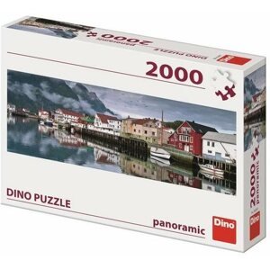 Puzzle Dino Halászfalu 2000 panoráma