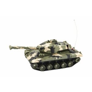 Távirányítós tank Teddies Tank RC műanyag, 27 cm, 27 MHz, akkumulátor + újratöltő csomag