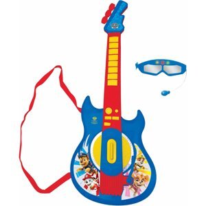 Gyerek gitár Lexibook Mancs őrjárat Elektronikus világító gitár szemüveg alakú mikrofonnal
