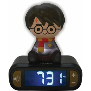 Ébresztőóra Lexibook Harry Potter digitális ébresztőóra 3D-s éjszakai fénnyel és hanghatásokkal