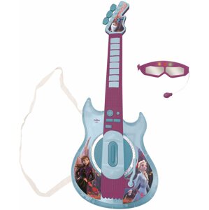 Gyerek gitár Lexibook Frozen Elektronikus világító gitár szemüveg alakú mikrofonnal