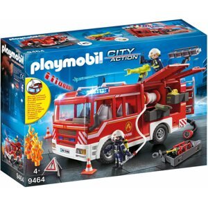 Építőjáték Playmobil 9464 Tűzoltóautó felszereléssel