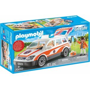 Építőjáték Playmobil 70050 Sürgősségi mentőjármű