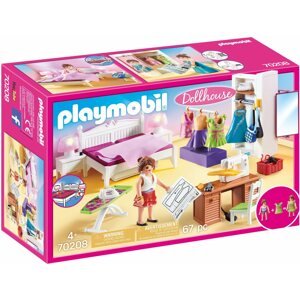 Építőjáték Playmobil 70208 Hálószoba varrósarokkal