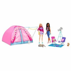 Játékbaba Barbie Dha Sátor 2 babával és kiegészítőkkel