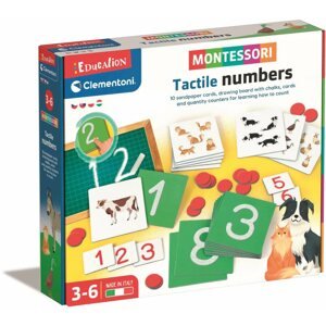 Interaktív játék Montessori Tactile Numbers Játék
