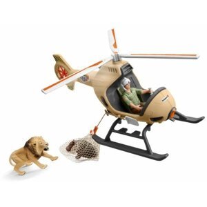 Figura kiegészítő Schleich 42476 Állatmentő helikopter